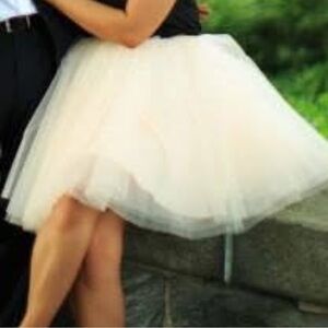 Space 46 pale pink tulle skirt
